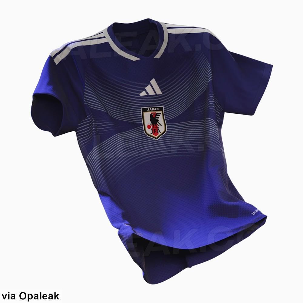 博鱼电竞平台-日本队26世界杯主场球衣谍照曝光：海洋蓝色调点缀银灰线条